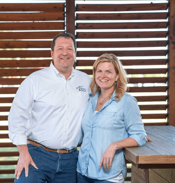 Ken & Nancy Burris, owners Georgetown Fence & Deck