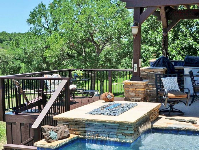 Beautiful outdoor living space