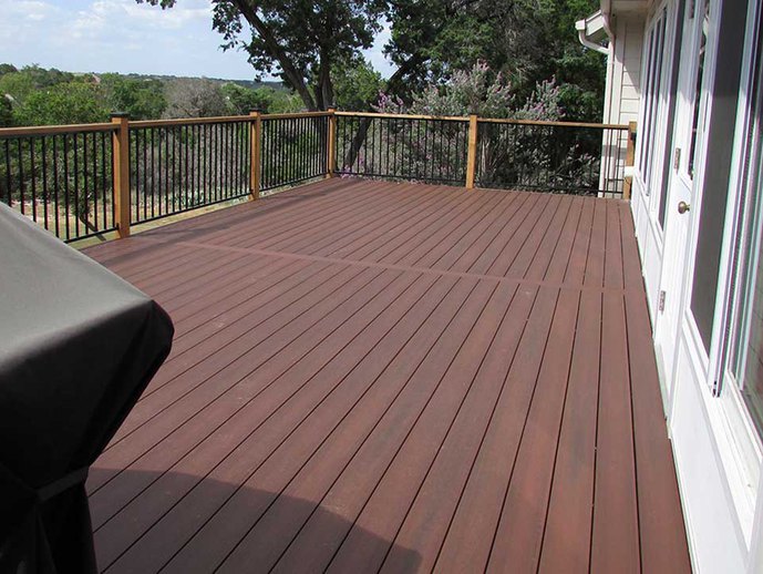 Red deck installation 